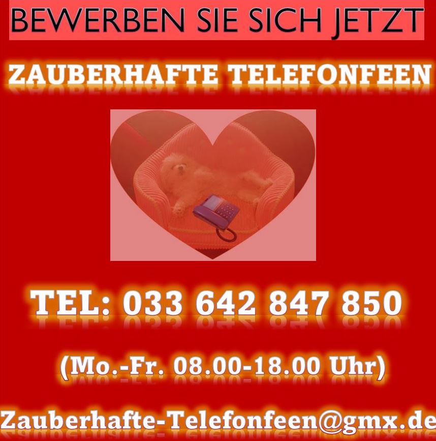 Heimarbeit Telefonistin Job - Zauberhafte Telefonfeen